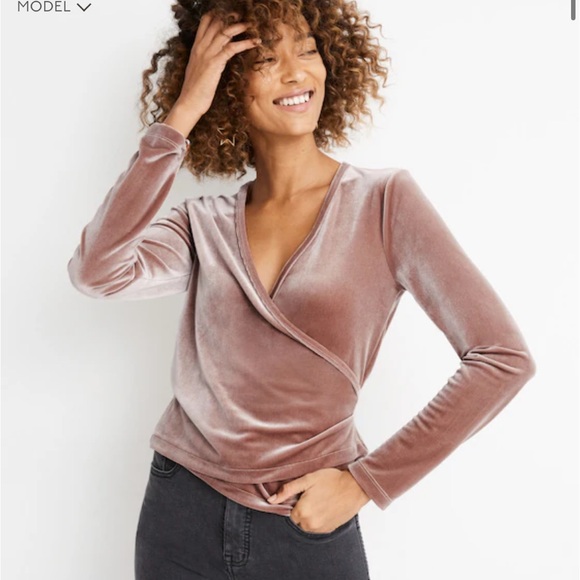Madewell Ballet Wrap Top - Picture 2 of 3